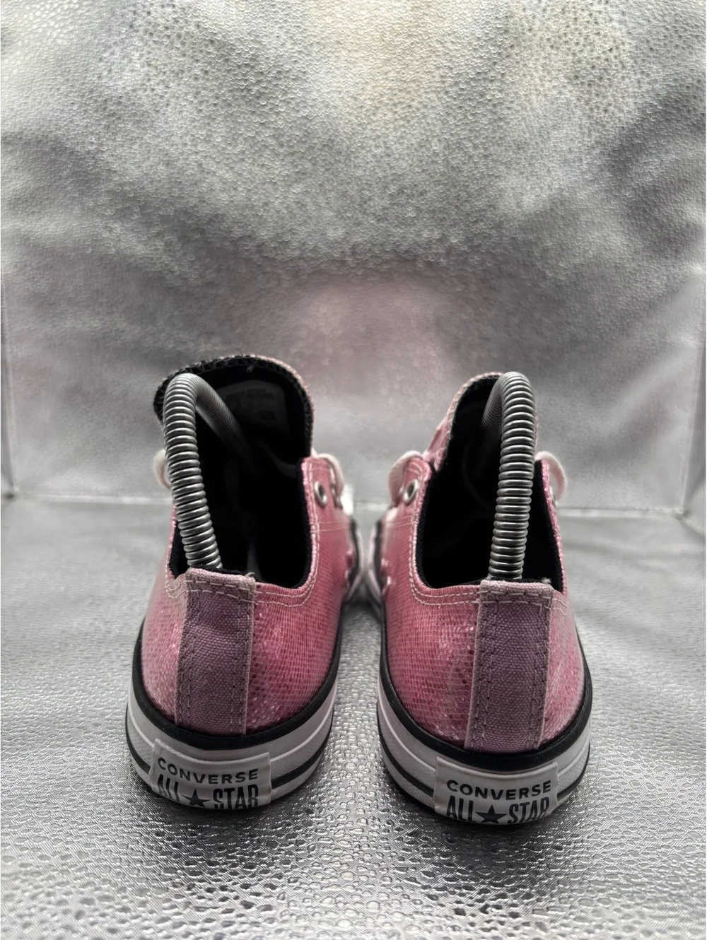 Converse chuck taylor allStar low glitter pink